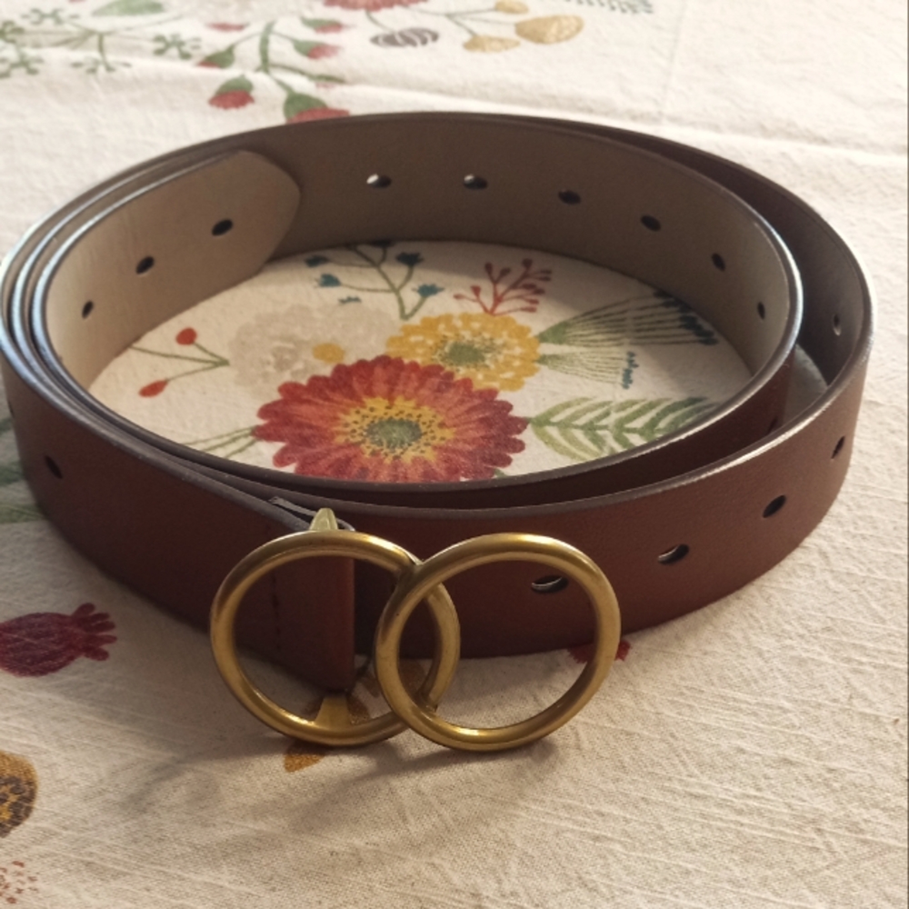 Brown Belt with metal clasp